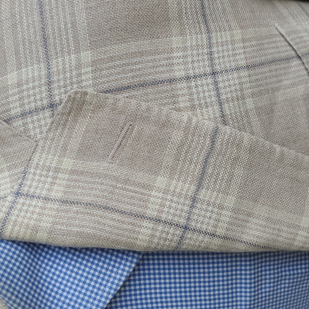 Exquisite SAMUELSOHN Soft Recent Linen Sport Coat/Blazer - Size 40 R - Picture 3 of 9